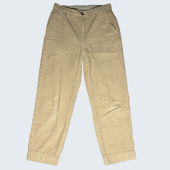 Patagonia Pants - Patagonia Women's 28x26 Khaki Corduroy Pants Loose Tapered Fit
